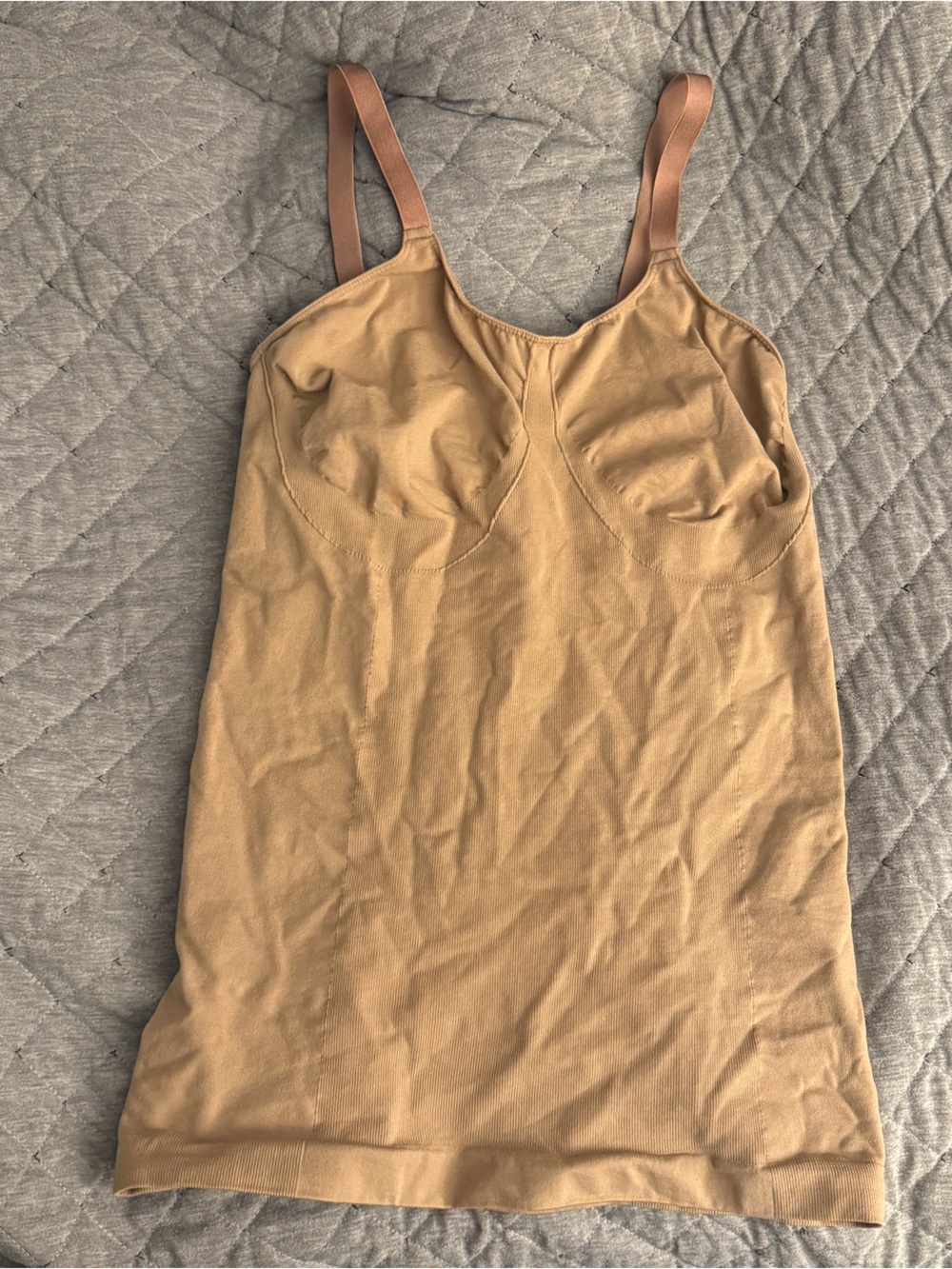 Yitty 1X/2X Nearly Shapewear Top Tan/Beige